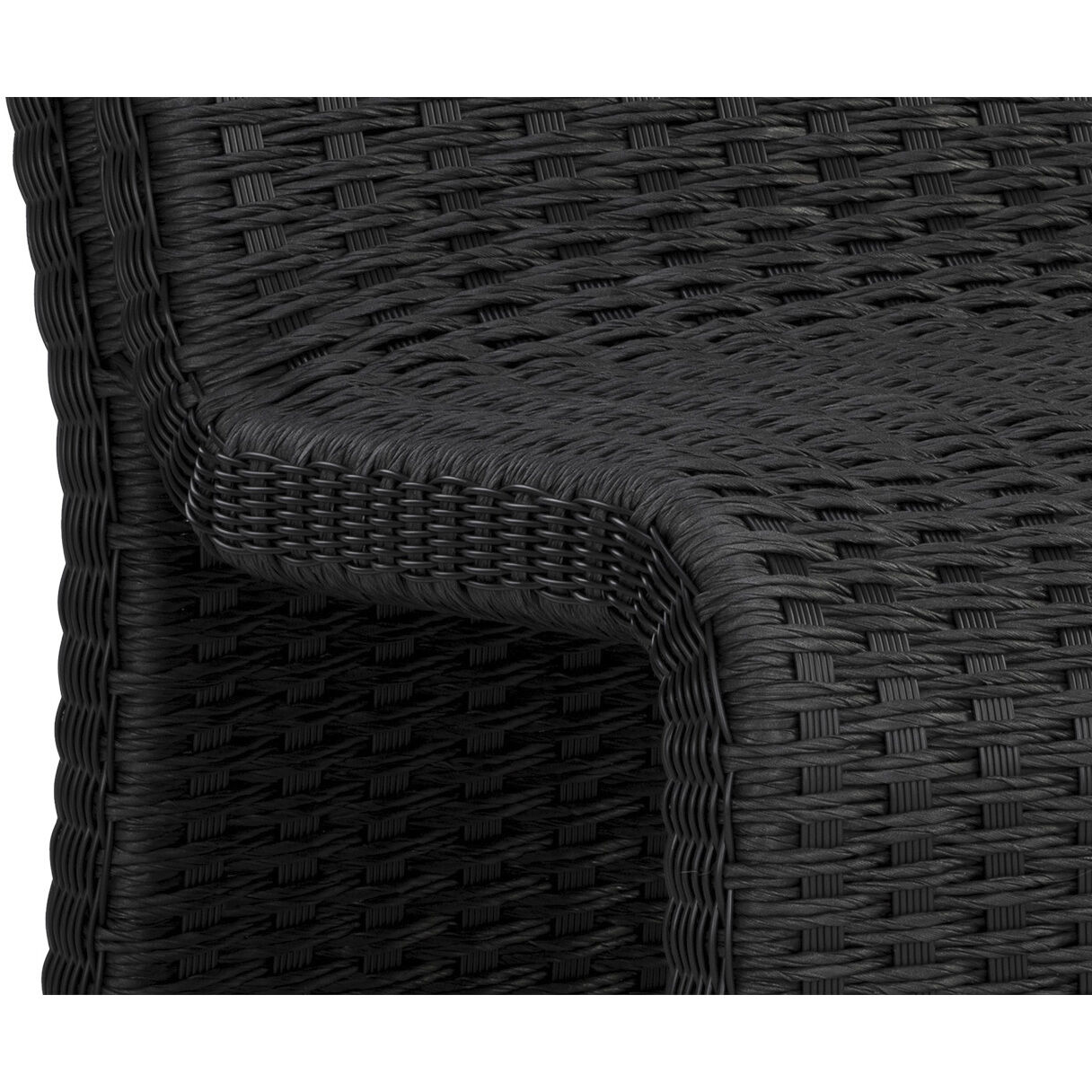 Edessa Black Outdoor Dining Chair